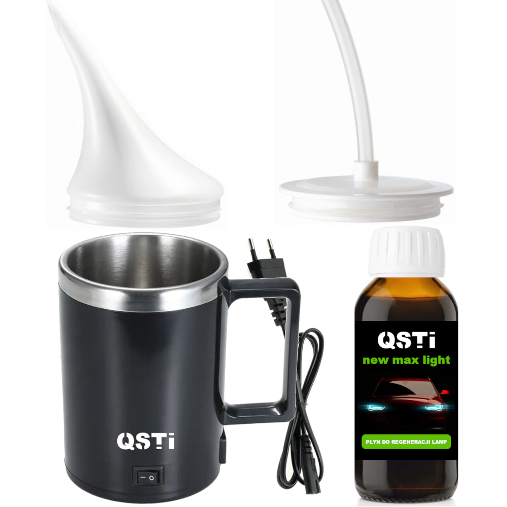 Zestaw do regeneracji polerowania lamp reflektorów czajniczek płyn QSTI